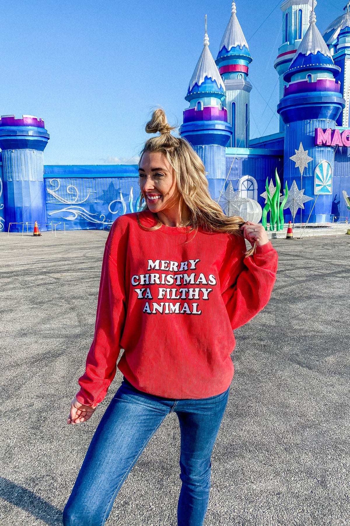Charlie Southern Ya Filthy Animal Corded Sweatshirt Haute Stuff